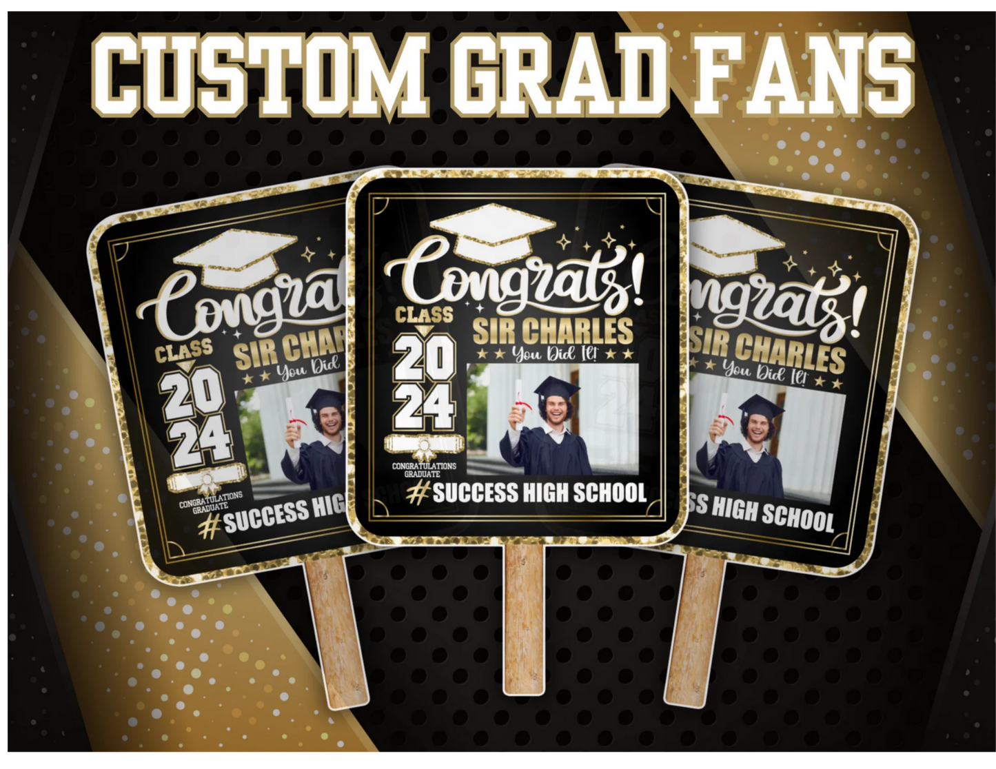 Custom Grad Fans