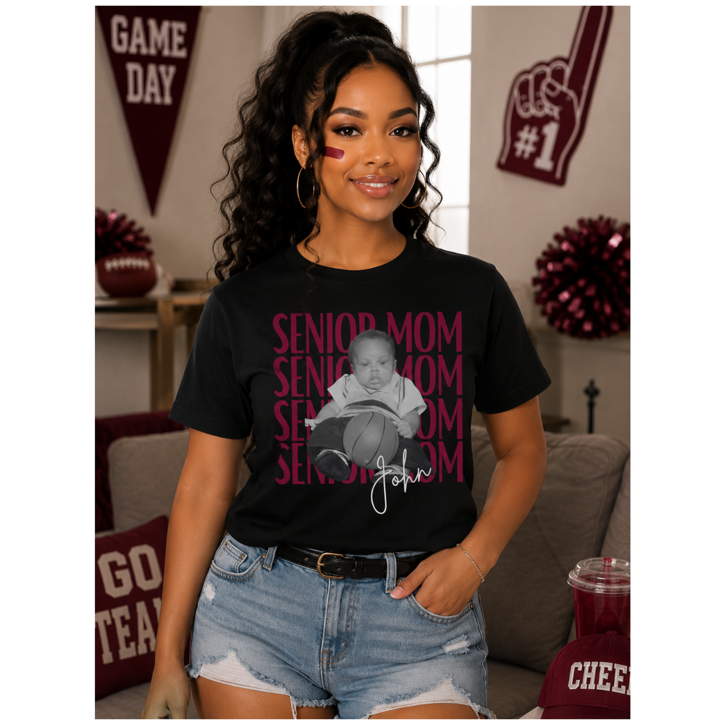 Personalized Senior Mom Shirt, with Photo
