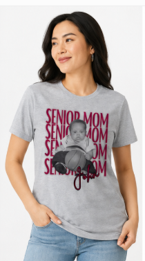 Personalized Senior Mom Shirt, with Photo